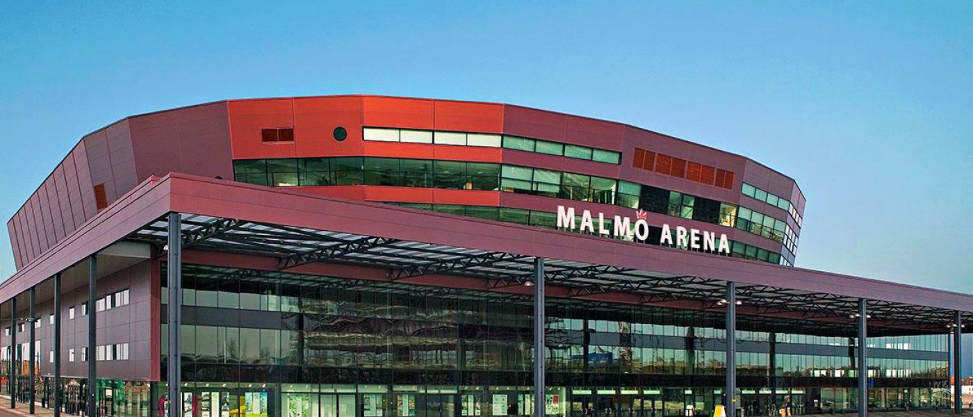 Malmö arena, framsidan